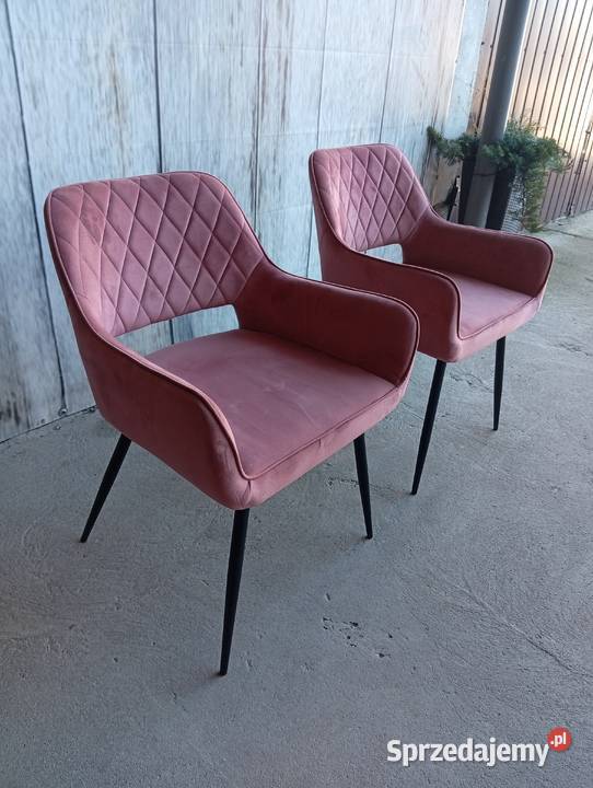 krzesła welurowe 2 sztuki 373 Byczyna