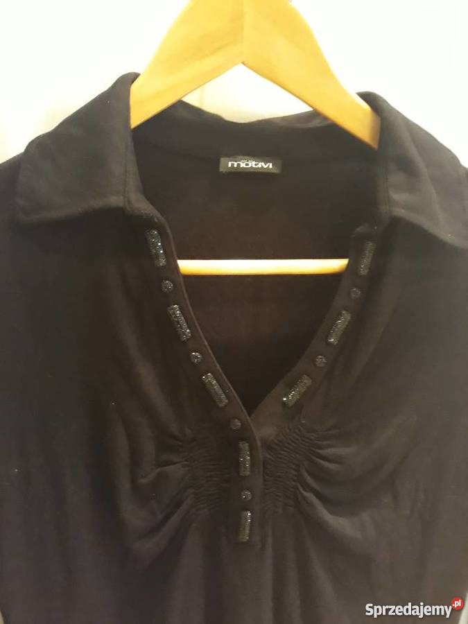 Czarna bluzka M Rozmiar 38(M) Bluzki i koszule opolskie