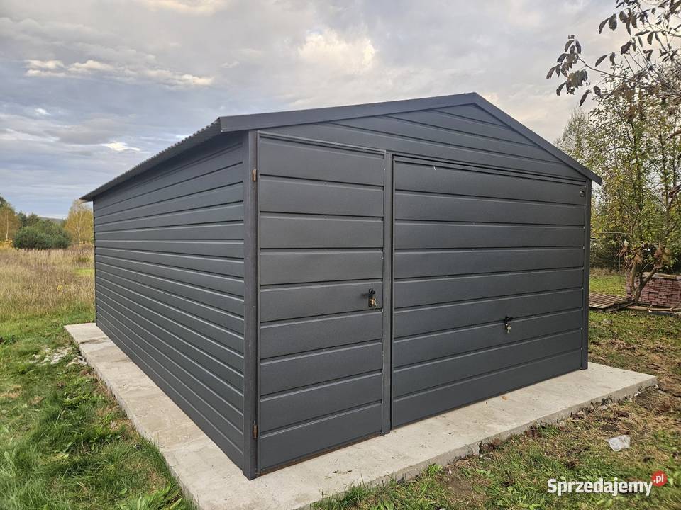 4x6 Garaze Blaszane Garaż Blaszany Blaszak Sprzedaż śląskie Katowice sprzedam