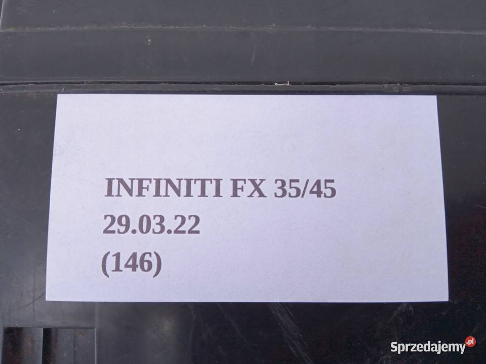 SKRZYNKA BEZPIECZNIKÓW INFINITI FX35 FX45 Nowy Tomyśl