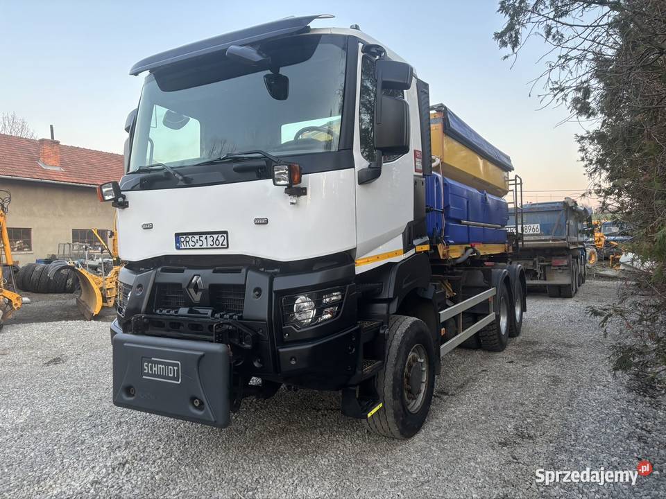 Renault K380 6x6 2016 Piaskarka solarka schmidt Samochody ciężarowe Ropczyce