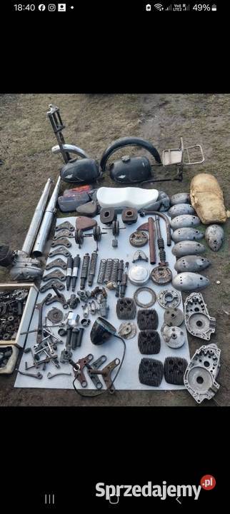 Sprzedam części do motocykli wsk romet itp lubelskie Stoczek Łukowski