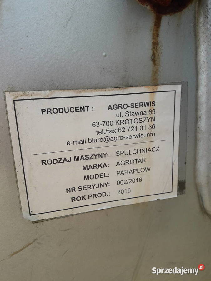 AgroTak głębosz Głębosze Kraków