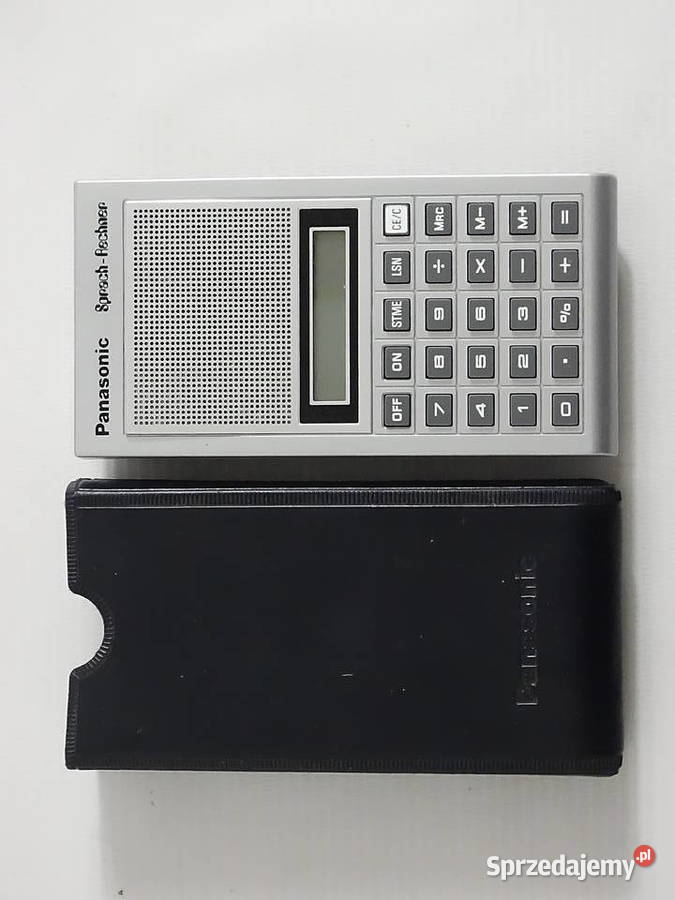 Unikatowy Kalkulator Mówiący Panasonic JE720U Pozostałe Biłgoraj