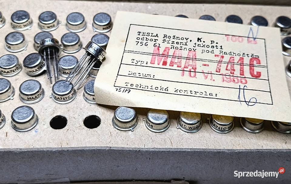 Układ scalony MAA741C TESLA Gdańsk