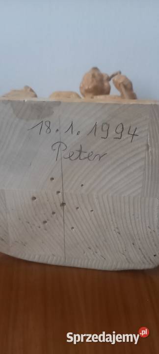 Drewniana rzeźba Świętej Rodziny Skierniewice sprzedam