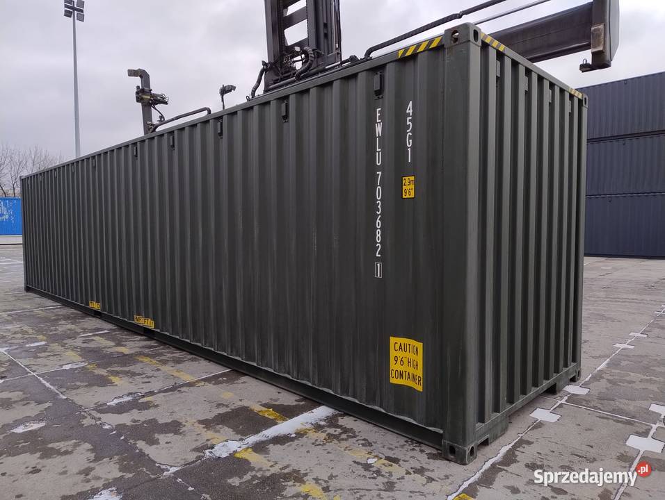 Kontener Morski Magazynowy 40HC nowy One Way 12m