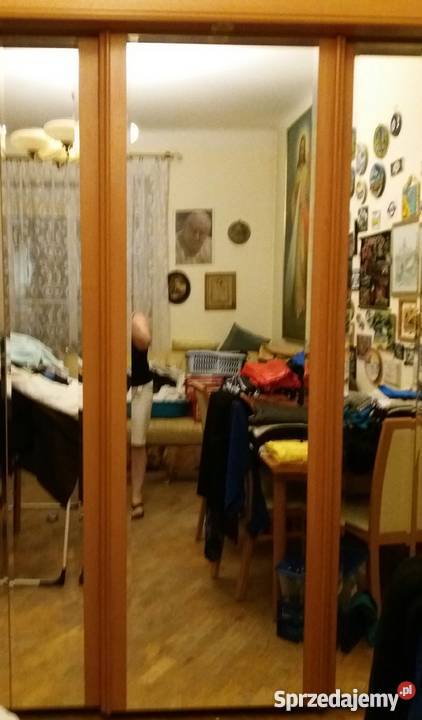 Szafa trzydrzwiowa podświetlana kolor olcha Warszawa