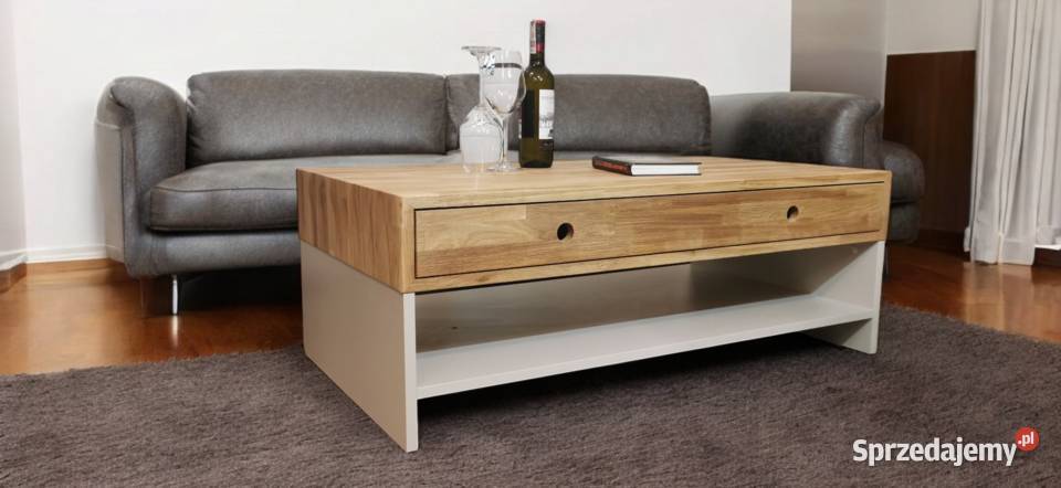 Stolik Kawowy NOWY LOFT DĄBDrzewoKASZMIR Wysyłka 110cm Olsztyn