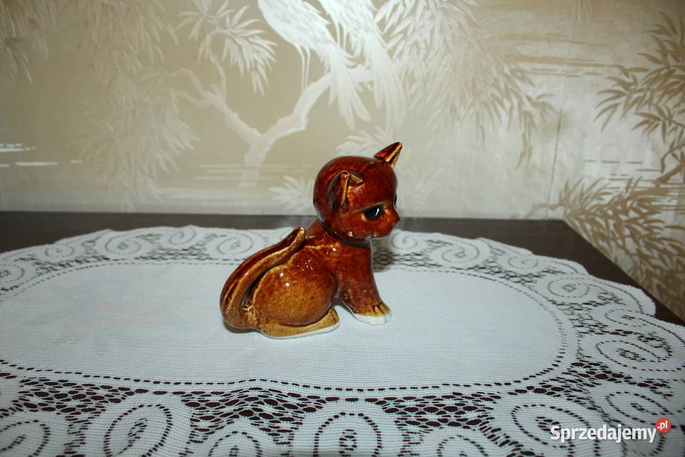 Kotek Porcelit Ceramika PRL Chorzów