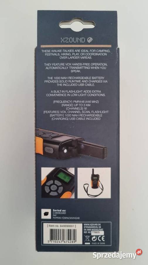 Zestaw walkietalkie Reda sprzedam