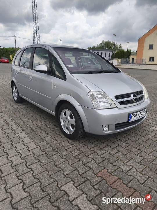 Opel Meriva 16 16v w gazie srebrny Lipno