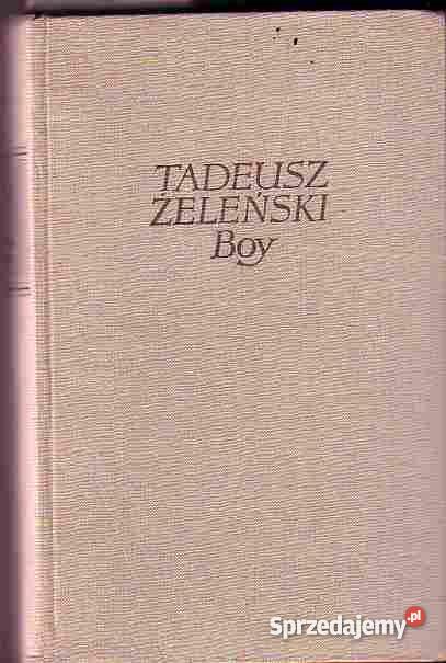 15 STENDHAL I BALZAK TADEUSZ ŻELEŃSKI BOY Czyrna sprzedam