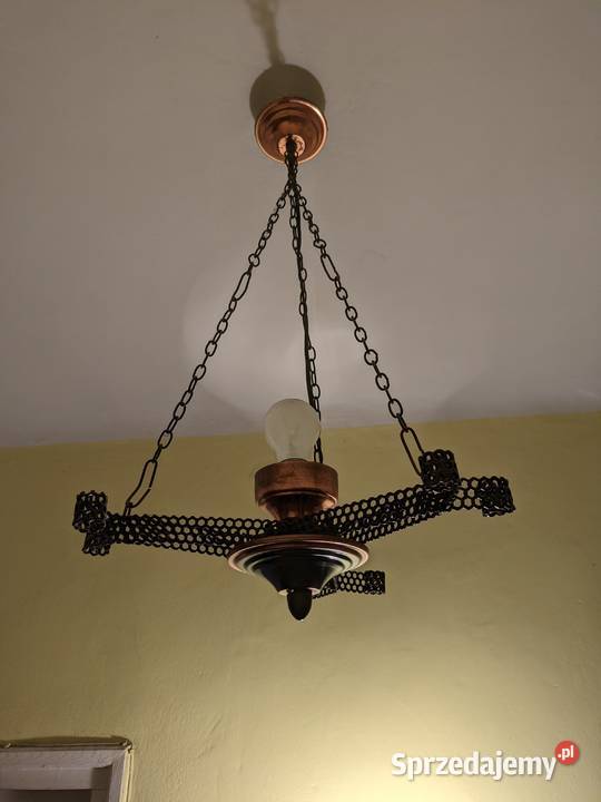 Lampa wisząca Żyrandol ręcznie robiony barwa Dom i Ogród