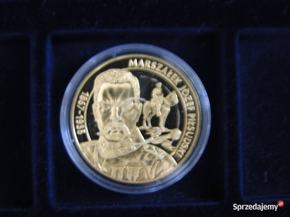 Medal kolekcjonerski pokryty 24 karat złotem Warszawa sprzedam
