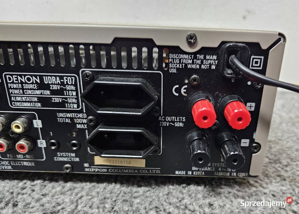 Denon UDRAF07 Amplituner wzmacniacz stereo Audio Kraków