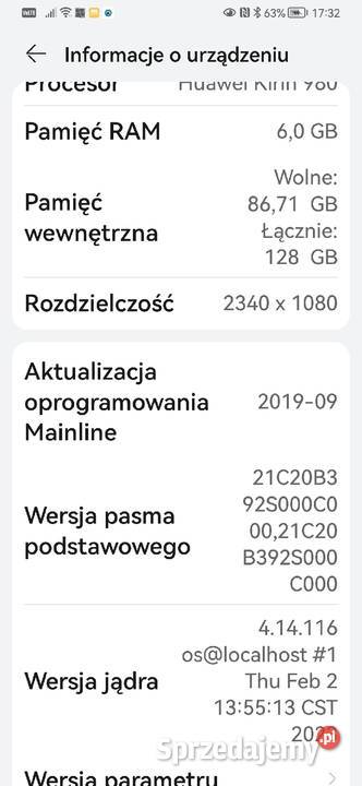 Huawei P30 pro Rzeszów
