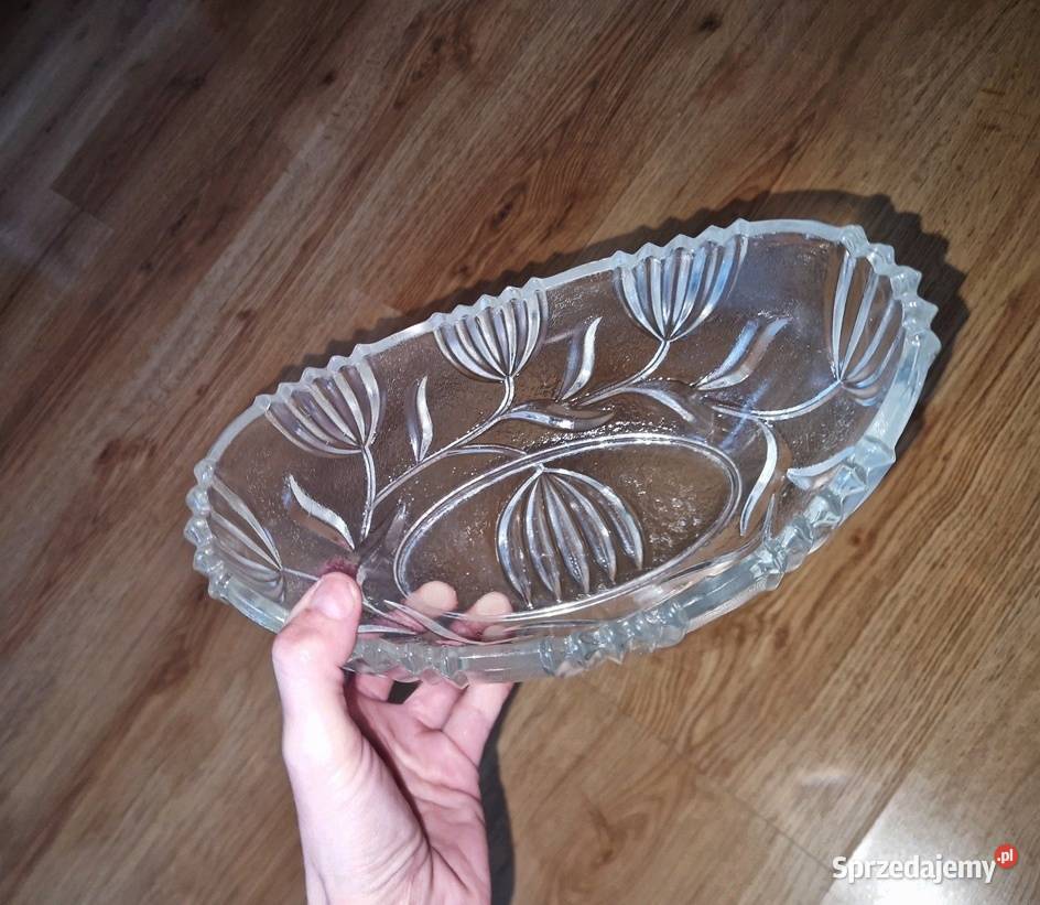 Misa kryształowa w kształcie łódki ozdobiona Namysłów sprzedam