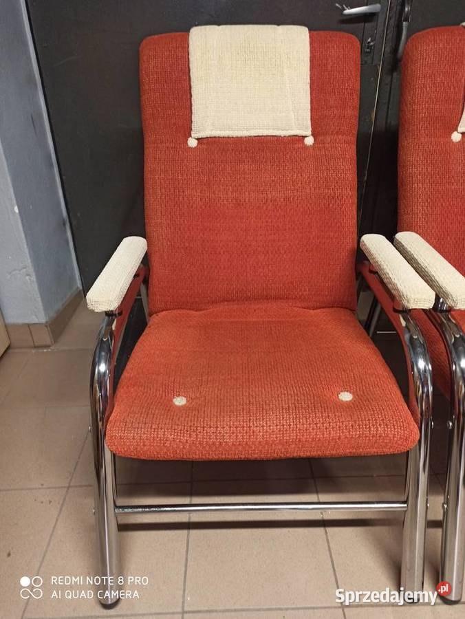 2x Fotele Finka METALOWE PORZĄDNE Lekkie 2 Wieliczka sprzedam