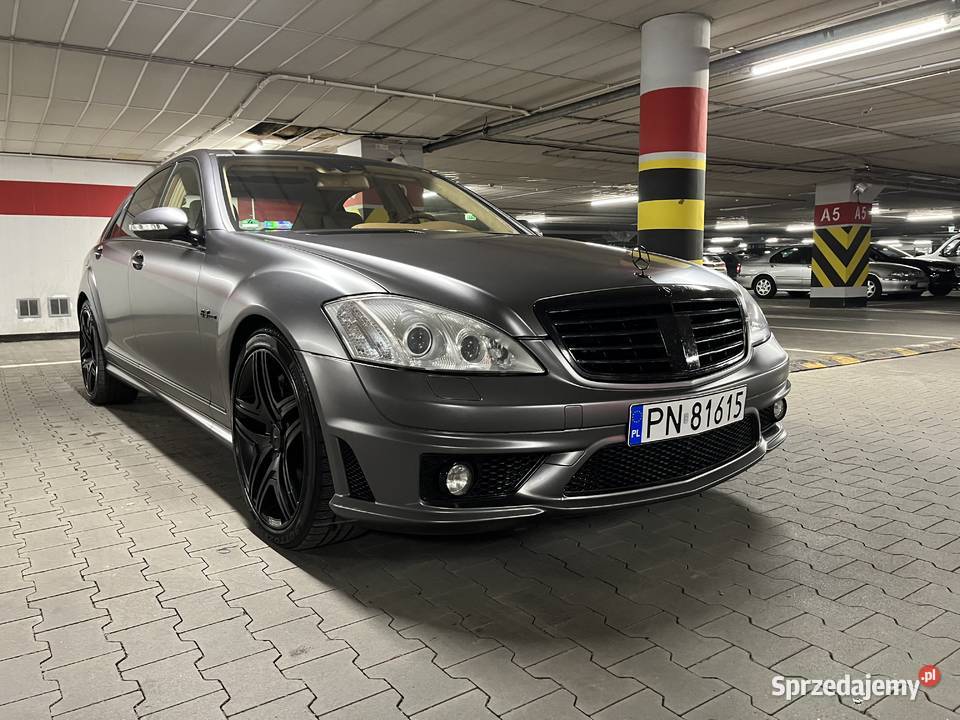 MercedesBenz SKlasa W221 S63 AMG LONG 525 Poznań