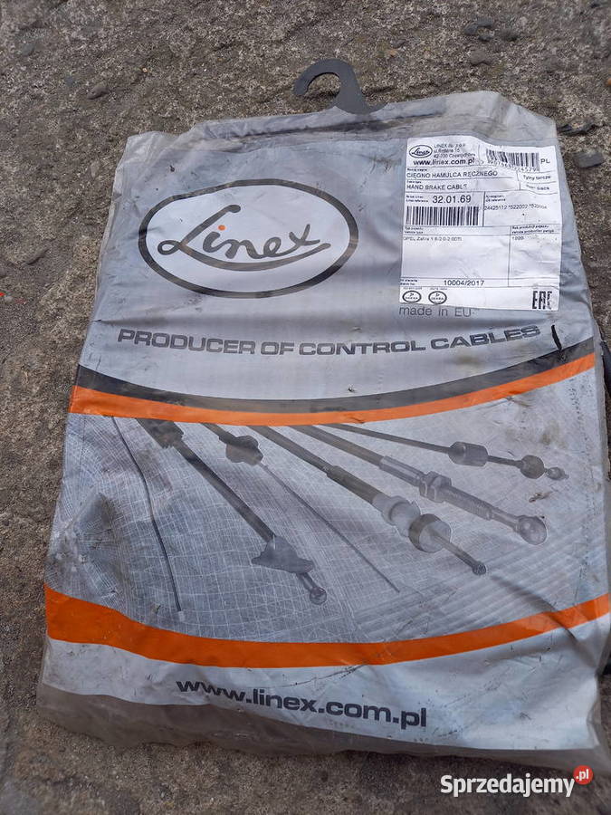 Linka hamulca ręcznego Opel Zafira A tarcze tył Układ hamulcowy Proszowice sprzedam