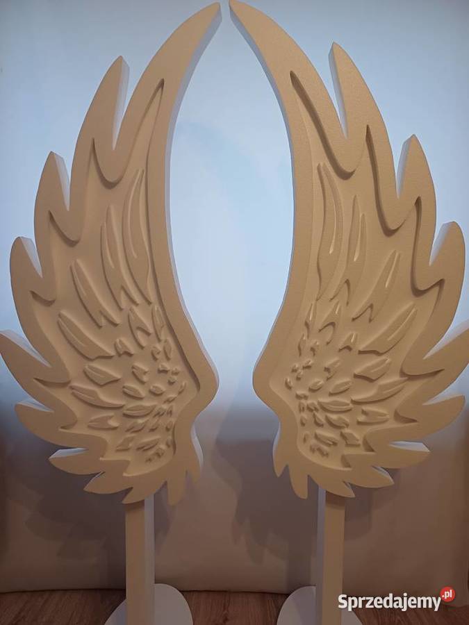 Skrzydła anioła z oświetleniem led dekoracja sal Dobrzyca