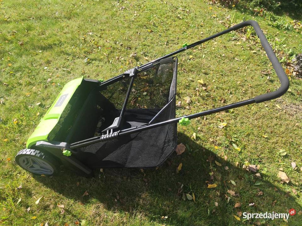 Zbieracz zamiatarka ręczna do liści trawy kostki sprzedam