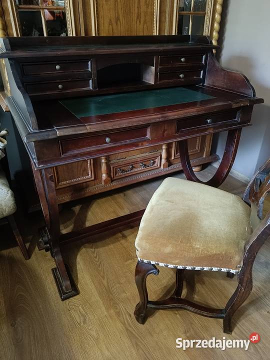 Biurkosekretarzyk drewniane piękne 55cm Lipno