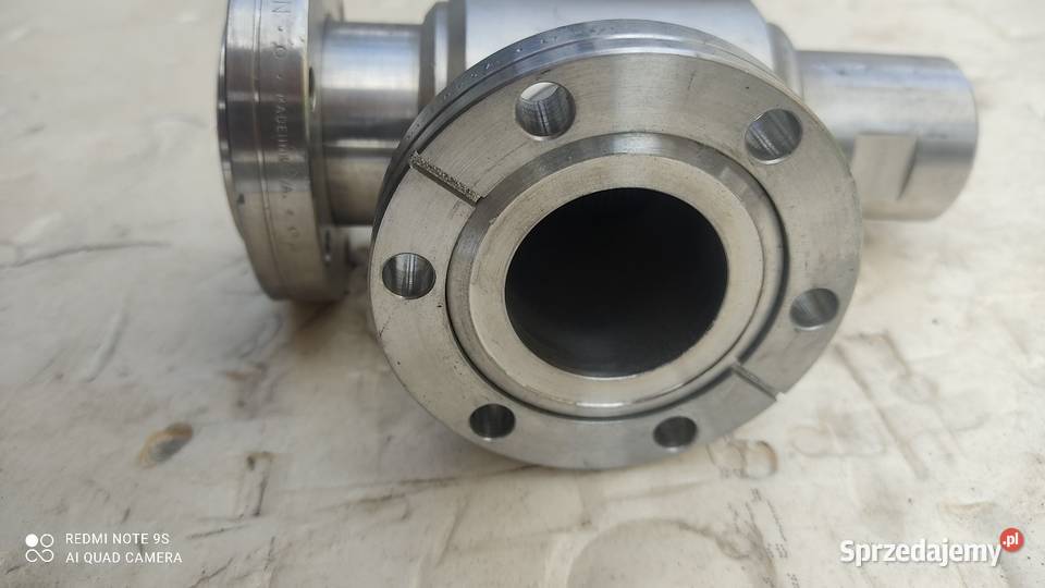 zawór kątowy ręczny VARIAN mod 9515027 Biznes i Przemysł Nowy Tomyśl