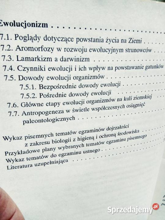 Biologia Pyłka Gutowska Oświata unikatowe Warszawa