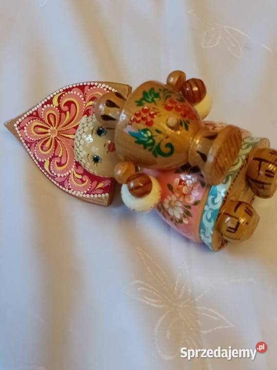 lalka drewniana made in ZSRR Gliwice