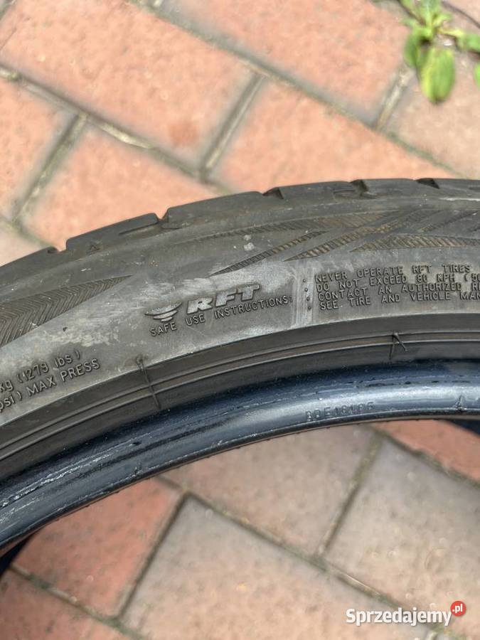 22540R19 89Y Bridgestone Potenza S001 RFT Samochodowe Grzebienisko sprzedam