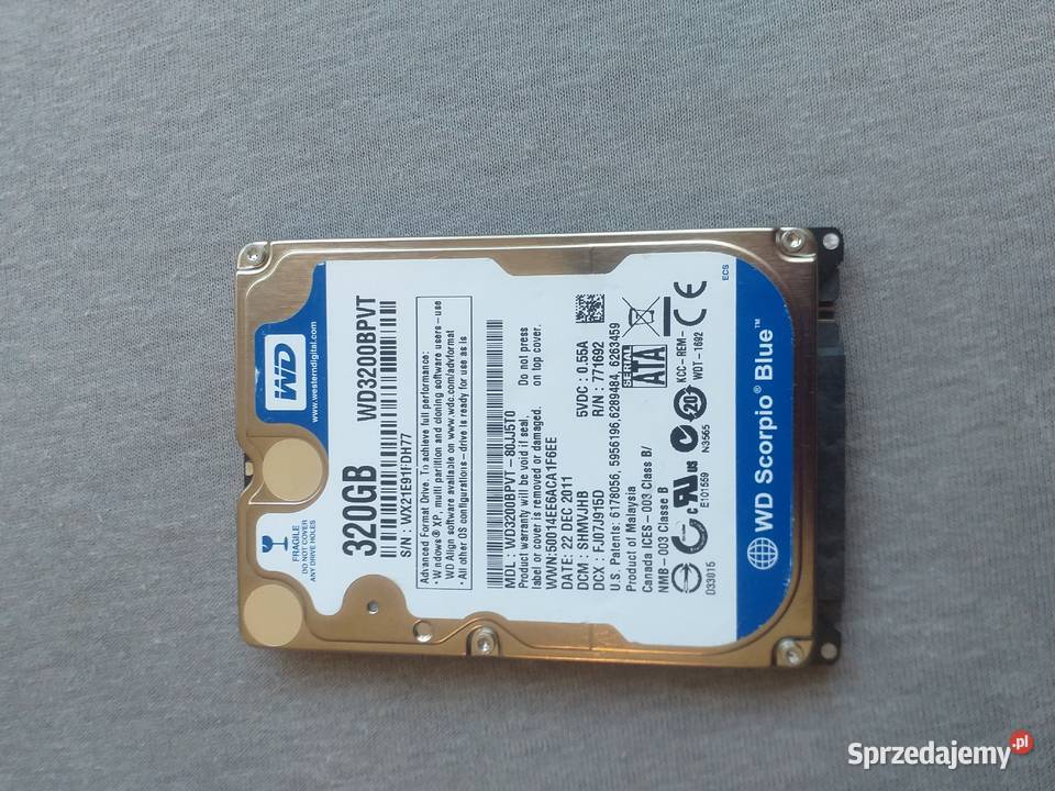wd dysk twardy wd3200bpvt 320gb Sandomierz