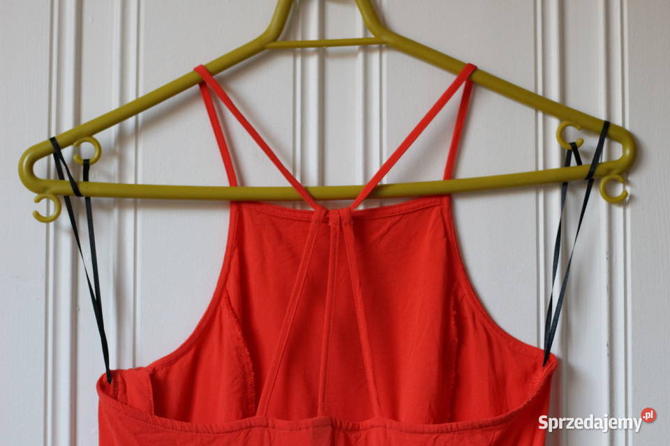 Sukienka letnia hm xxs 32 rozkloszowana pomarańczowy kujawsko-pomorskie Toruń