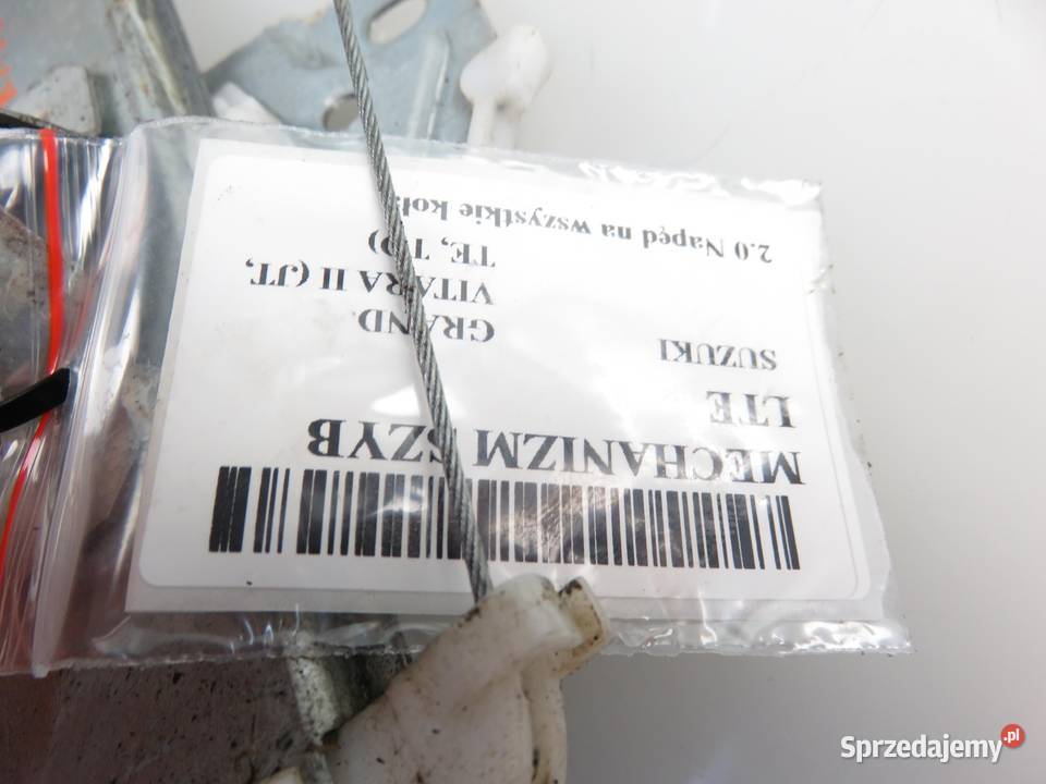 PODNOŚNIK SZYBY LEWY TYLNY SUZUKI GRAND VITARA małopolskie