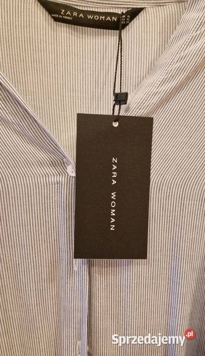 Długa sukienka koszulowa nowa z metką Zara XL Lublin