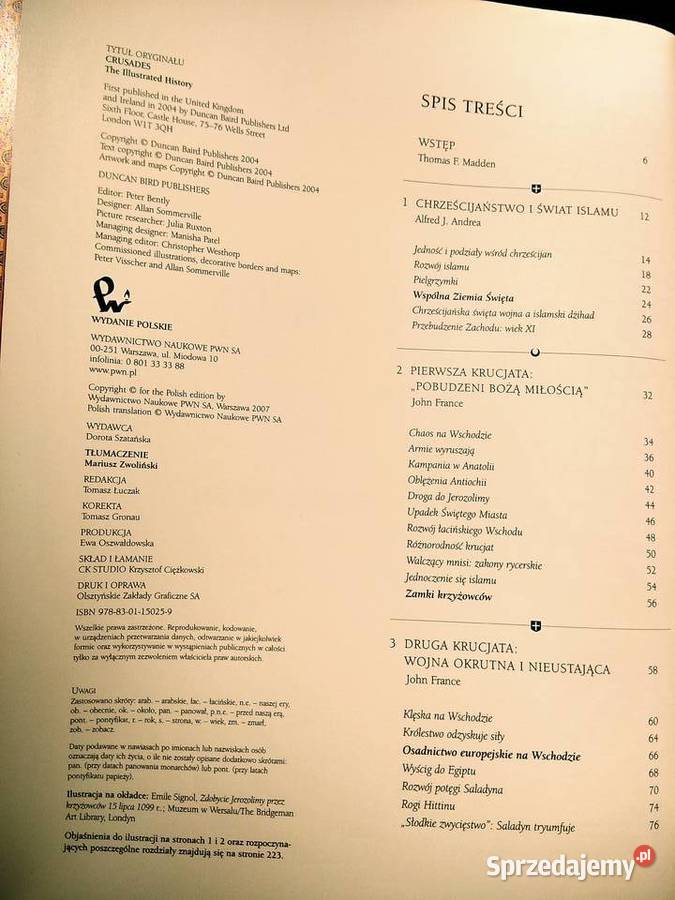 Książki prezenty Bródno Krucjaty chrześcijaństwo
