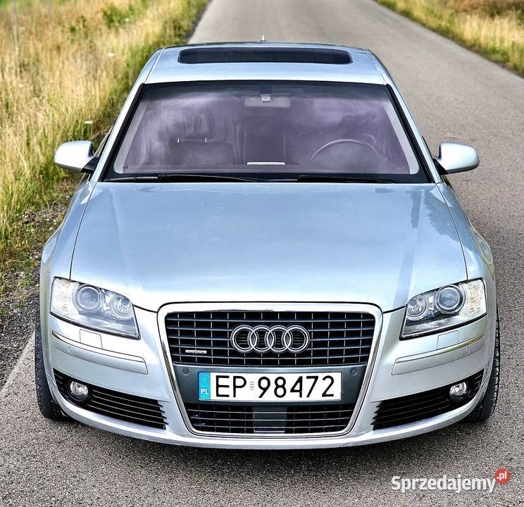 ładne Audi A8 D3 42 Mod 2006 BenzynaLPG Silnik 334KM Piotrków Trybunalski
