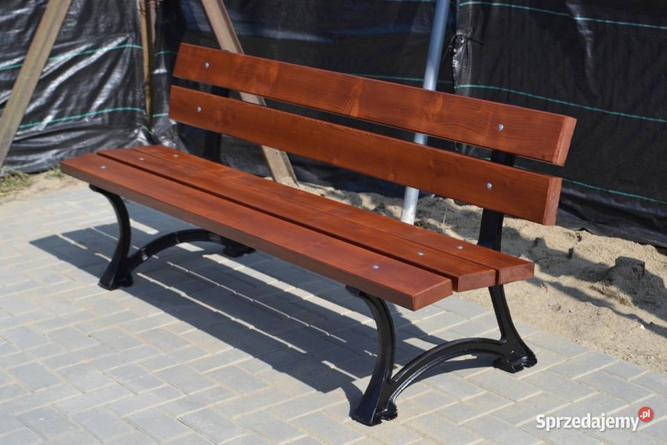 Ławka Ogrodowa Parkowa Miejska Ciężka Łódzka 180 Meble ogrodowe łódzkie Łódź