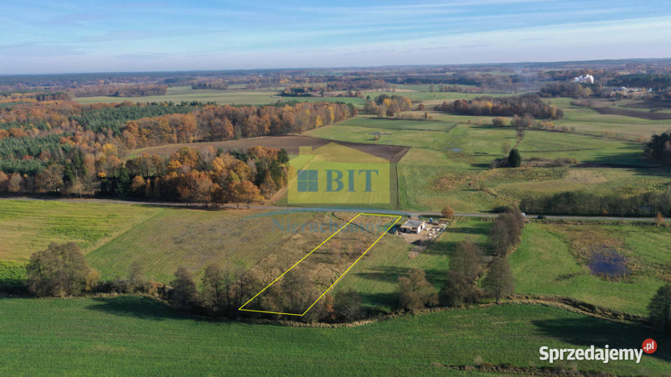 Działka 3001m2 z pozwoleniem na budowę Suliszewo asfalt zachodniopomorskie