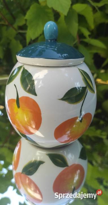 Pojemnik ceramiczny owoce retro Antyki, Sztuka, Kolekcje Pabianice