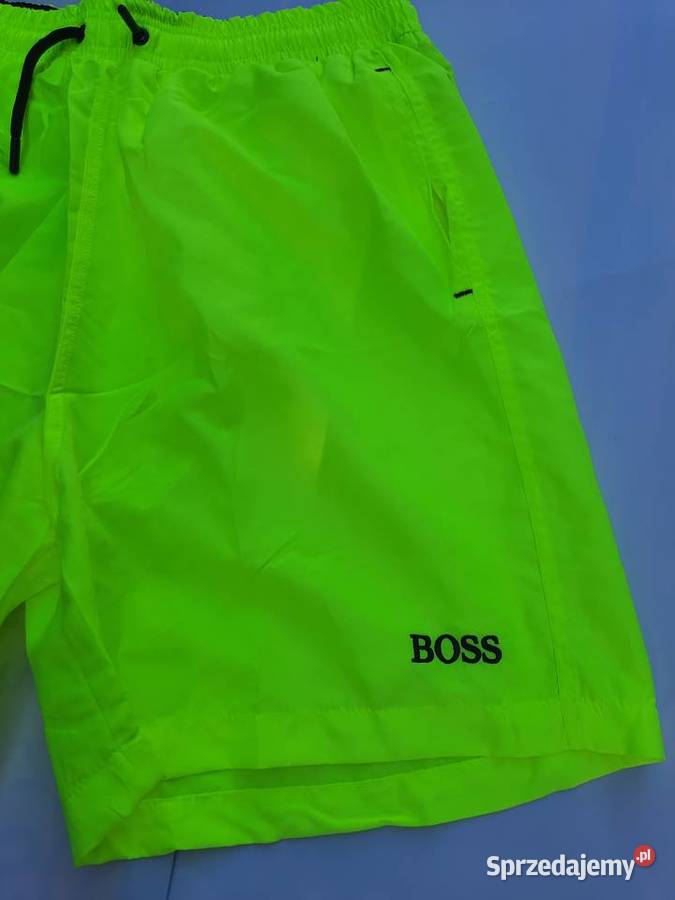 4XL kąpielówki HUGO BOSS żółte neon pas 8090 Szczerbice