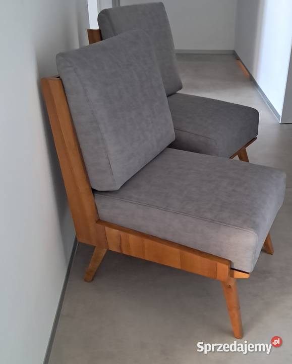 2 fotele projektu Lejkowski Leśniewski Gliwice