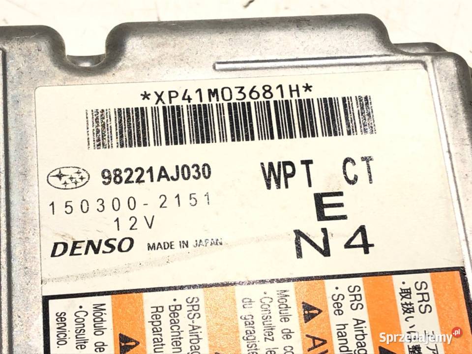SENSOR AIRBAG SUBARU LEGACY V 98221AJ030 CZUJNIK Poduszki powietrzne