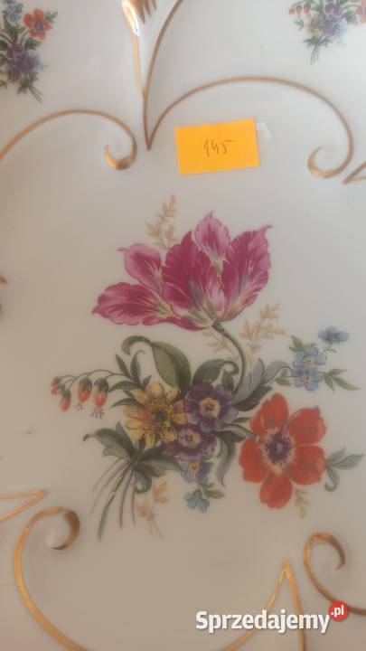 Patera z różowym tulipanem Ilmenau Made in Gdańsk