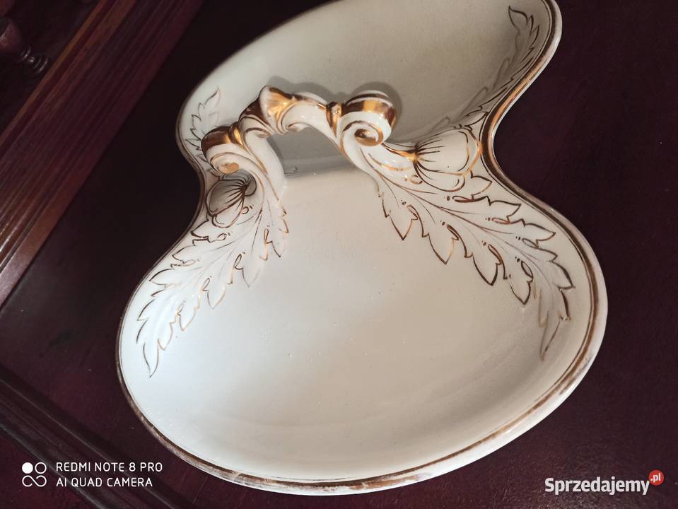 Kabaret duńska Manufaktura Aluminia 18631882 Porcelana i szkło