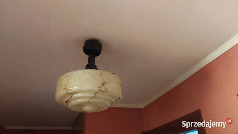 Lampa Ampla Plafon Marmurkowy Art Deco Plafony Plafony Opole
