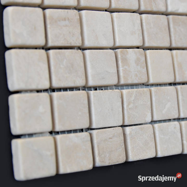 Mozaika marmurowa Queen Beige bębnowana Ściany i elewacje Kraków sprzedam