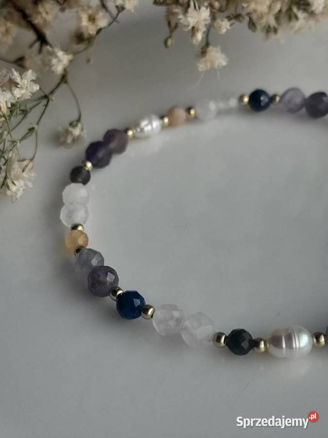 Bransoletka Szczęścia Kamienie Naturalne Ametyst Bransoletki Braniewo