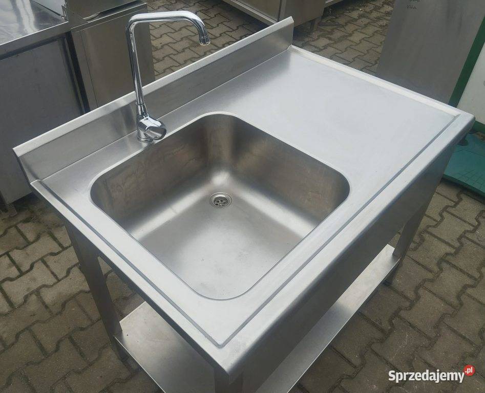 Zlew 1 Komorowy z Półką DORA METAL 1057085 S Gastronomia wielkopolskie Nowe Skalmierzyce sprzedam